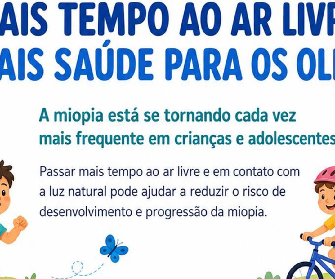 Oftalmologistas alertam para uso de telas e a miopia em crianças