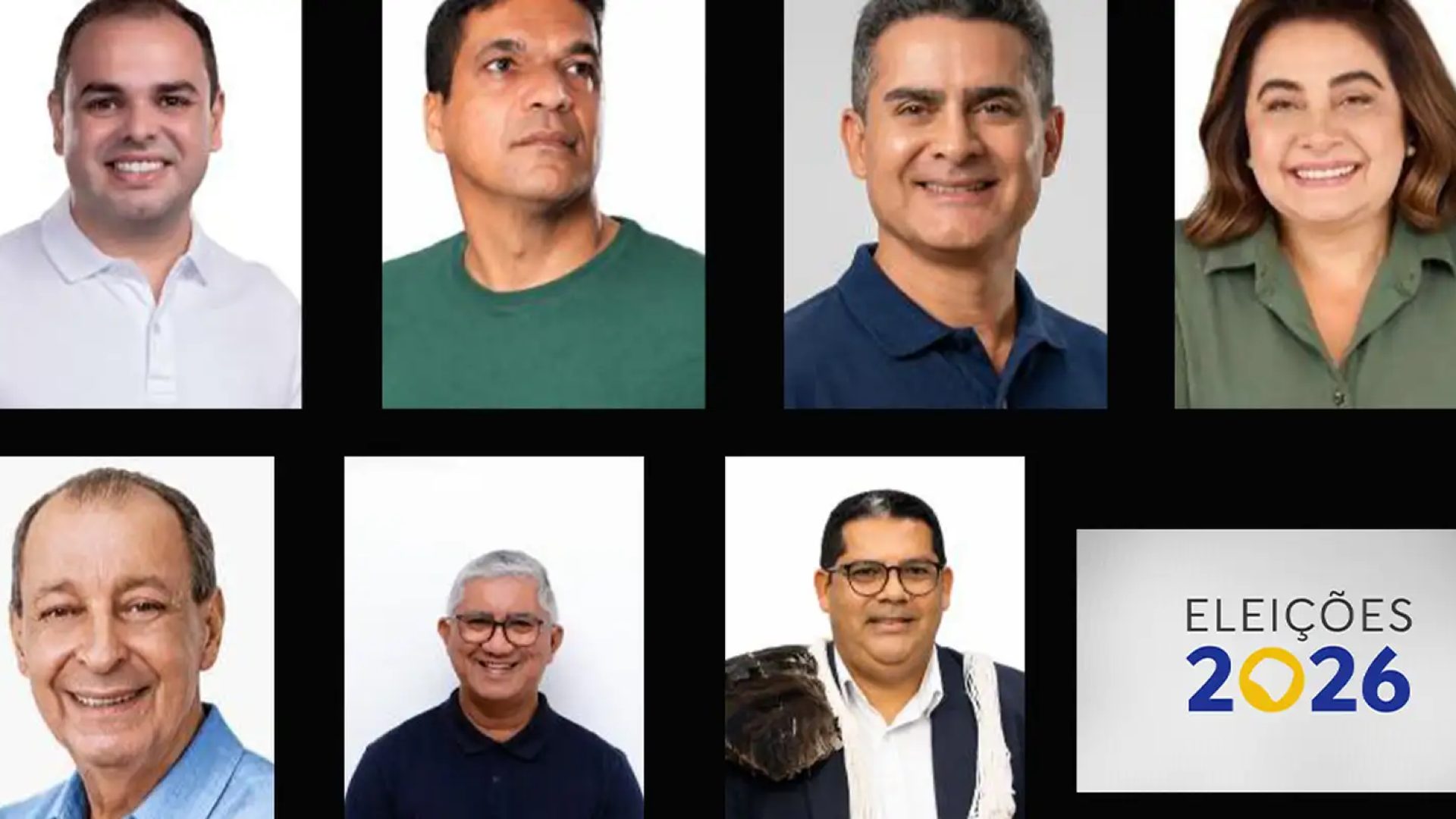 Sete candidatos concorrem ao governo do Amazonas; veja quem são