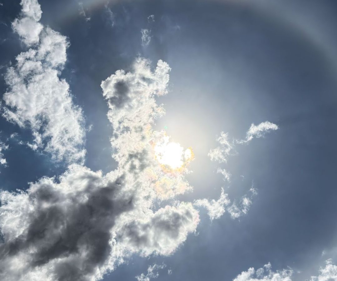 Beleza nos céus, halo solar não é sinal de chuva, diz especialista