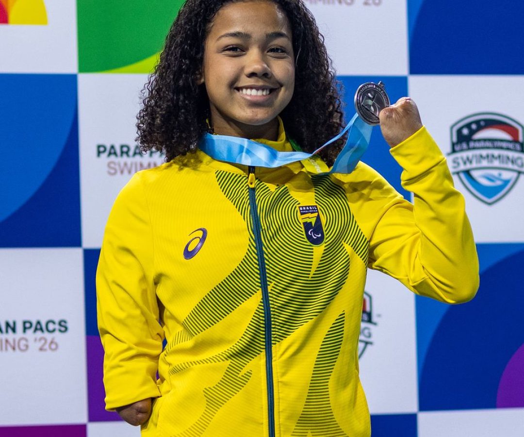 Parapan-Pacífico: nadadora Alessandra quebra recorde mundial