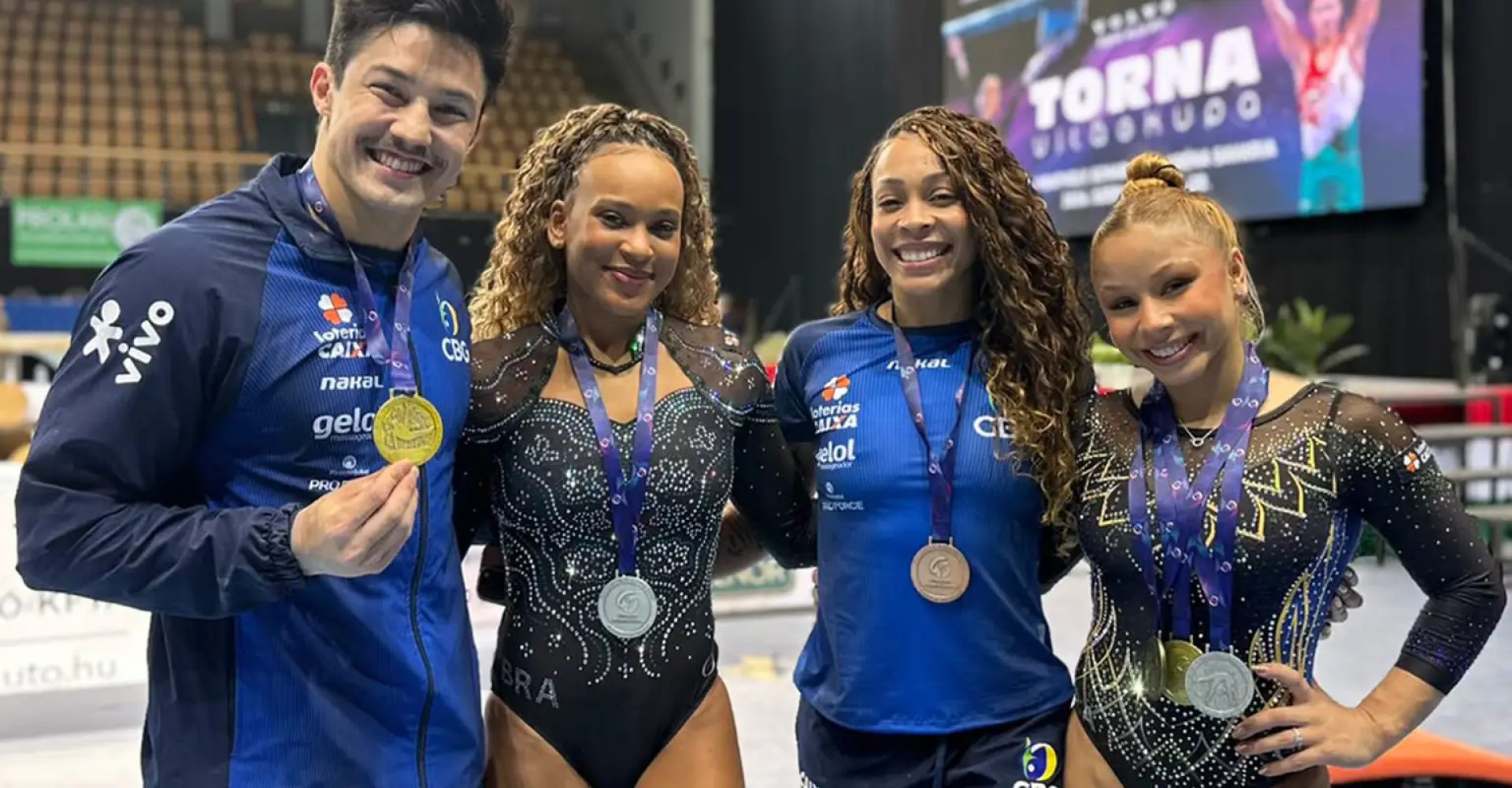 Brasil fecha Copa do Mundo de ginástica com mais cinco pódios